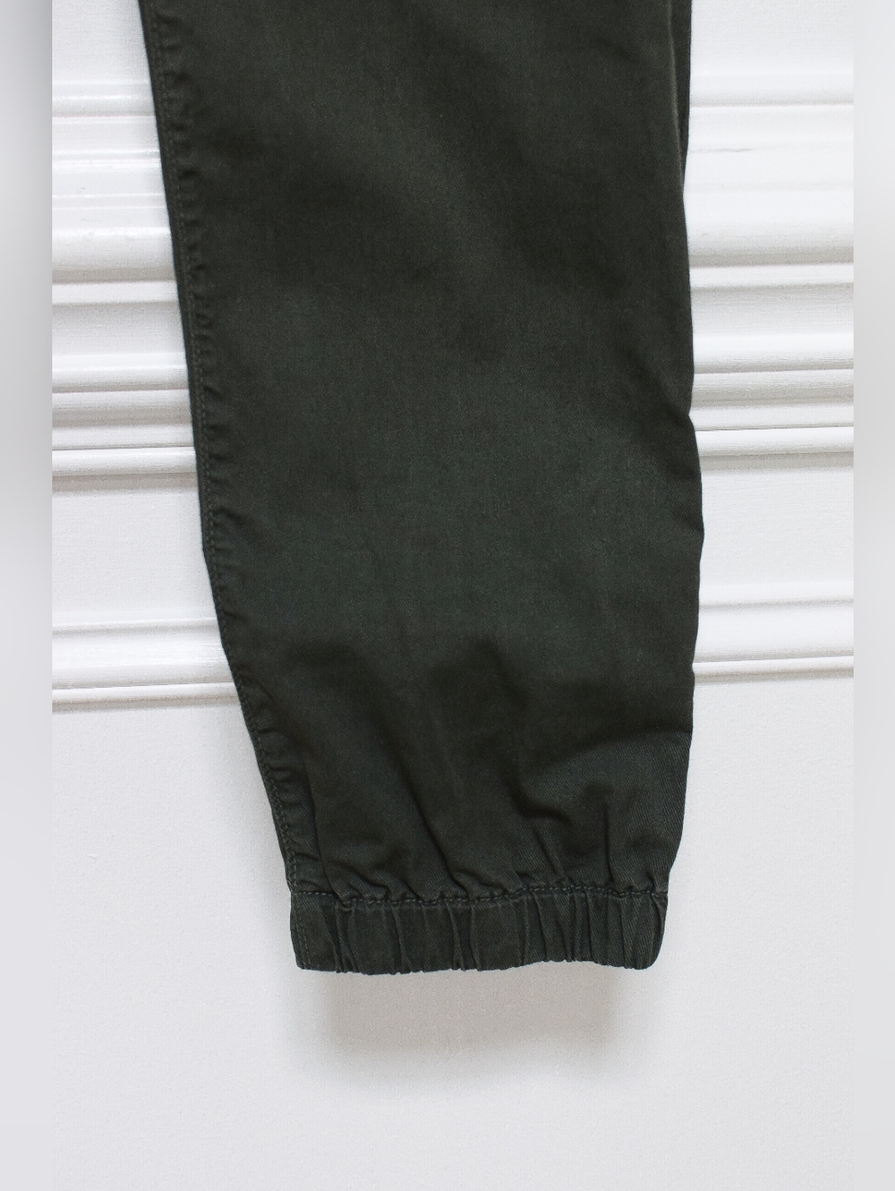 Veronica Beard Tedi Tapered High Rise Pants Paperbag Waist Army Green Size 29 - Picture 8 of 15